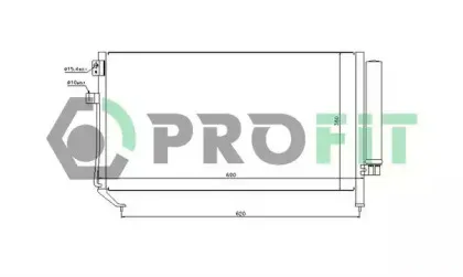 PR 2028C1 PROFIT Конденсатор, кондиционер